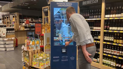 Intelligent product recommendation by personal recognition for Pernod Ricard at the POS Image